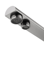 Смеситель для кухни с подключением фильтра WONZON & WOGHAND, Темный графит (WW-88458003-BGM) - Gidratop.ru изображение