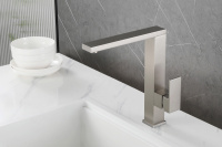 Смеситель ABBER Daheim AF8214SP для кухни, сатин - Gidratop.ru изображение