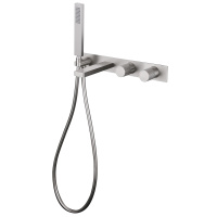 Смеситель ABBER Rund AF8730SP для ванны скрытого монтажа, сатин - Gidratop.ru изображение