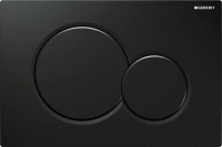 Кнопка смыва Geberit Sigma Type 01 115.770.DW.5 черная, пластик - Gidratop.ru изображение