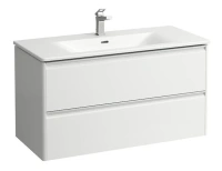 Тумба с раковиной Laufen Palace 100 подвесная, белый, 8.6070.7.261.104.1 - Gidratop.ru изображение