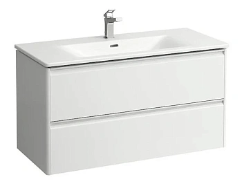 Тумба с раковиной Laufen Palace 100 подвесная, белый, 8.6070.7.261.104.1