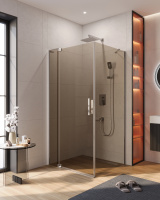 Душевой уголок CEZARES SLIDER-AH-1-100-100/110-BR-Cr - Gidratop.ru изображение