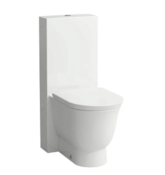 Напольный унитаз-моноблок Laufen New Classic 37 х 70 x 44 см, безободковый, белый