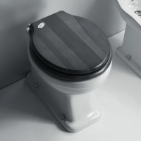 Унитаз 46х36.5см, c горизонтальным сливом, цвет: белый - Gidratop.ru изображение