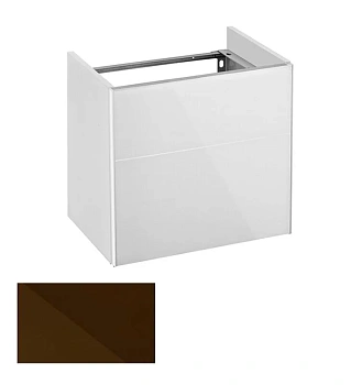 Тумба под раковину Keuco Royal Reflex 34090 120001 подвесная 50 см, мокка, петли слева
