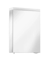 Зеркальный шкаф Keuco Royal Reflex 24001 171101 подвесной 50 см, алюминий серебристый, петли справа - Gidratop.ru изображение