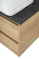 Столешница из керамогранита 900x460 KEP-90-MNO Marmo Nero Opaco - Gidratop.ru изображение