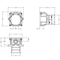 Gessi внутренняя часть встраиваемого термостатического смесителя - Gidratop.ru изображение