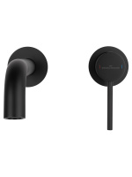 Смеситель для раковины встраиваемый WONZON & WOGHAND STICK, Черный матовый (WW-88869017-MB) - Gidratop.ru изображение