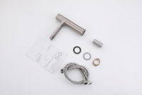 Смеситель ABBER Rund AF8710SP для раковины, сатин - Gidratop.ru изображение