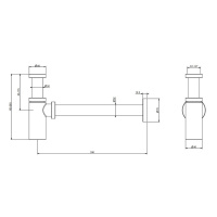 GESSI сифон для раковины, круглый, цвет хром - Gidratop.ru изображение