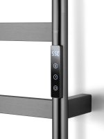 Полотенцесушитель электрический WONZON & WOGHAND DÜSSELDORF, Темный графит (WW-A204-GM) - Gidratop.ru изображение