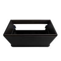 IDRA Тумба подвесная под раковину с выдвижным ящиком, 55807 Nero opaco, 98x50x42 - Gidratop.ru изображение