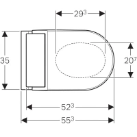 Электронный унитаз Geberit AquaClean Tuma Comfort 146.294.SJ.1 с крышкой-биде, панель черное стекло - Gidratop.ru изображение