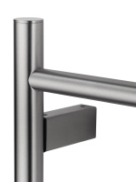 Полотенцесушитель электрический WONZON & WOGHAND BONN, Брашированный никель (WW-AL405-BR) - Gidratop.ru изображение