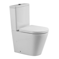 Унитаз-компакт безободковый со смывом TORNADO BelBagno FLAY-TOR BB2149CP-TOR/BB2149T/BB865SC - Gidratop.ru изображение