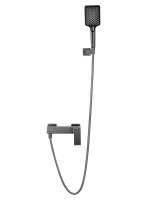 Смеситель для душа WONZON & WOGHAND CUBE 2.0, Темный графит (WW-88048068-BGM) - Gidratop.ru изображение