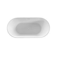 Ванна акриловая Vincea VBT-426-1700MW 1700*800*580, белый матовый, щелевой перелив, слив белый - Gidratop.ru изображение