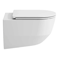 Унитаз подвесной Laufen Pro безободковый, крышка микролифт, белый, 6.2096.6.896.000.1 - Gidratop.ru изображение