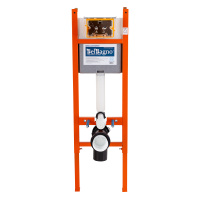 Инсталляция BelBagno EXPERT 40 для подвесного унитаза, 1130х400х150 мм, со смывным бачком скрытого монтажа, фронтальное/горизонтальное управление, крепление к стене в комплекте - Gidratop.ru изображение