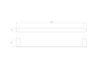 Вешалка для полотенец WONZON & WOGHAND CARBON, Черный (WW-7712) - Gidratop.ru изображение