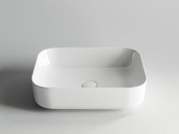 Умывальник чаша накладная прямоугольная Element 500x390x130мм - Gidratop.ru изображение