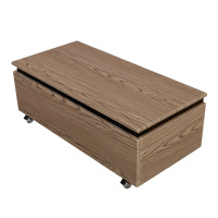 SLIDER Тумба с одним выкатным ящиком, дуб тангент, 996x476x300, SLIDER-1000-1C-PI-RT-P - Gidratop.ru изображение