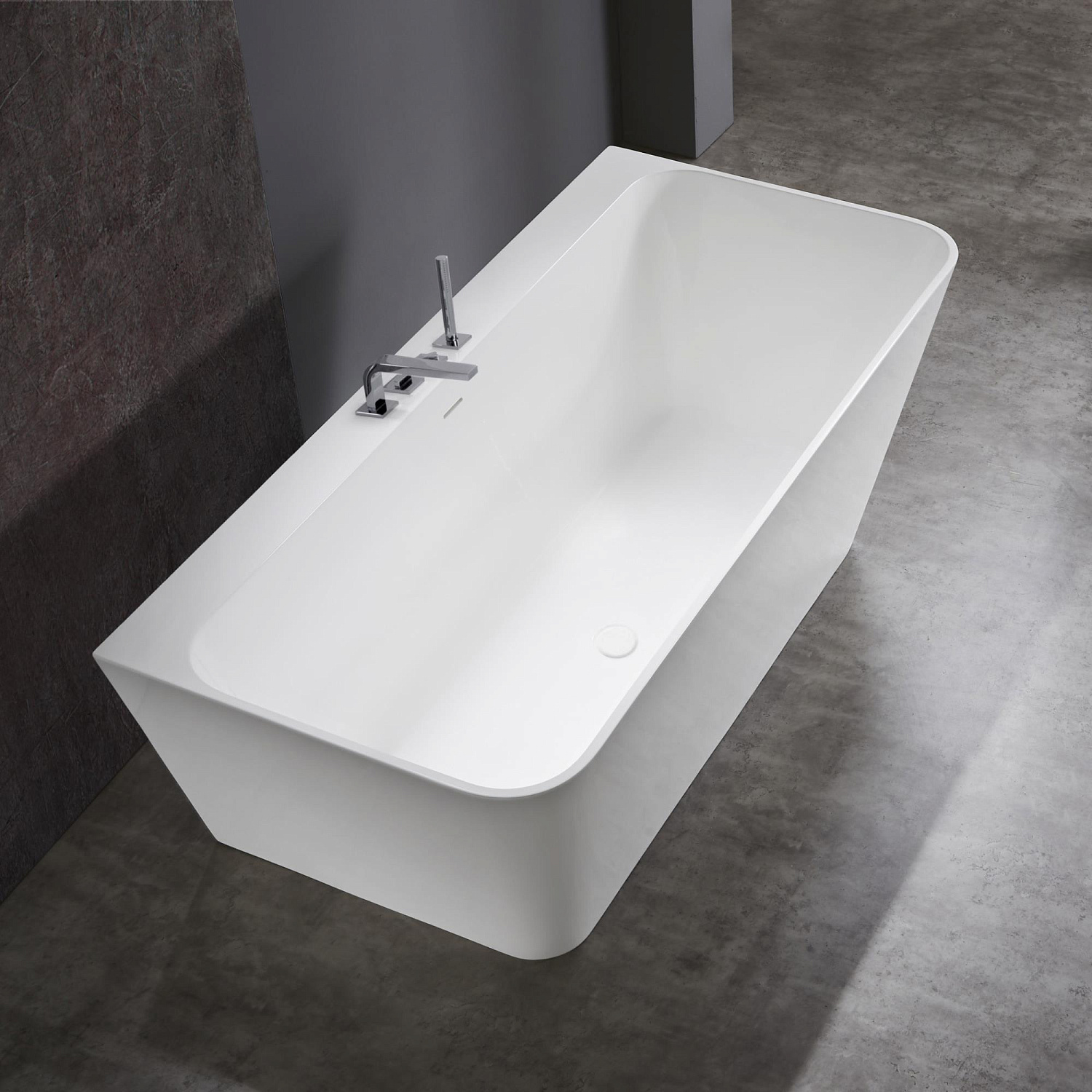 Ванна из искусственного камня Solid Surface CEZARES CZR-LINER-170-80-60-SSB