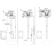 GESSI 316 FLESSA смеситель для раковины, потолочный, электронный, внешняя часть, цвет Steel Brushed - Gidratop.ru изображение