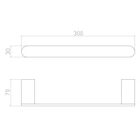 Кольцо для полотенец WONZON & WOGHAND CARBON, Черный (WW-7713) - Gidratop.ru изображение
