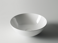 Умывальник чаша накладная круглая  Element 358x358x155мм - Gidratop.ru изображение