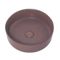 Раковина накладная ABBER Bequem AC2108MC коричневая матовая - Gidratop.ru изображение