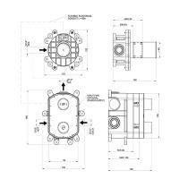 GESSI встраиваемая часть для электронного смесителя - Gidratop.ru изображение