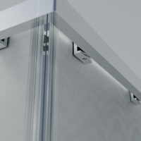 Душевой уголок Rapid-N VSS-3RN1112E10MT, (1000-1100)x(1100-1200), хром, стекло текстурное - Gidratop.ru изображение