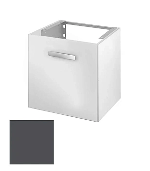 Тумба под раковину Keuco Royal Universe 32790 150001 подвесная 50 см, антрацит матовый, петли слева