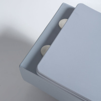 Унитаз подвесной Evo VT1-34SMO безободковый, цвет океан матовый, ультратонкое soft-close сиденье - Gidratop.ru изображение