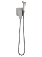 Смеситель с гигиеническим душем встраиваемый WONZON & WOGHAND EDGE, Темный графит (WW-88829003-BGM) - Gidratop.ru изображение