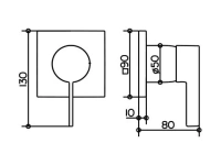 Смеситель Keuco Ixmo Pure 59551019502 для душа, встраиваемый - Gidratop.ru изображение