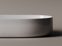 Умывальник чаша накладная овальная Element 675x350x140мм - Gidratop.ru изображение