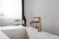 Смеситель ABBER Wasser Kreis AF8110RG для раковины, розовое золото - Gidratop.ru изображение