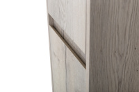 KRAFT Шкаф подвесной с двумя распашными дверцами с доводчиками, с двумя полками, левост. Rovere Galifax Bianco, 330x300x1600, KRAFT-1600-2A-SC-RGB-L - Gidratop.ru изображение