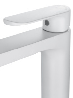 Смеситель для раковины высокий WONZON & WOGHAND, Белый матовый (WW-H1034-MW) - Gidratop.ru изображение