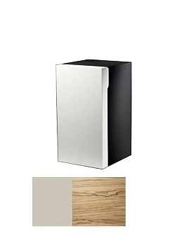 Шкаф Keuco Edition 300 30330 409101 подвесной 35 см, корпус сахара, фасад шпон оливы, петли слева