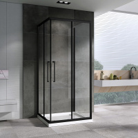 Душевой уголок ABBER Schwarzer Diamant AG02100BH-S100B - Gidratop.ru изображение