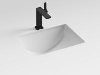 Раковина встраиваемая снизу Ceramicanova Era, с отверстием слива - перелива 460x348x213 мм, белый, арт.CN15002 - Gidratop.ru изображение