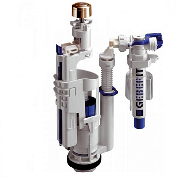 Механизм двойного смыва GEBERIT, нижний подвод воды, цвет: золото