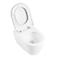 Унитаз подвесной безободковый BelBagno MARINO BB105CHR/BB865SC - Gidratop.ru изображение