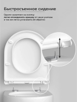 Подвесной унитаз Modena Rimless - Gidratop.ru изображение