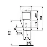 Писсуар Laufen Alessi Dot 8.4090.5.400.000.1 без мухи без крышки - Gidratop.ru изображение